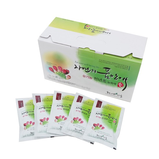 천년초마을 자연의 품안애 愛 천년초 농축액 100ml 30팩 (1박스)