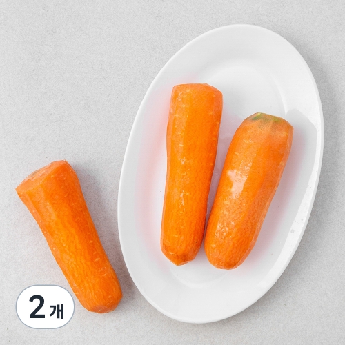 영농조합법인만강 국내산 친환경 깐당근 500g (2개)_이미지