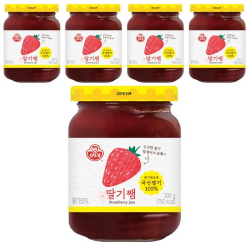 오뚜기 딸기쨈 300g (5개)_이미지