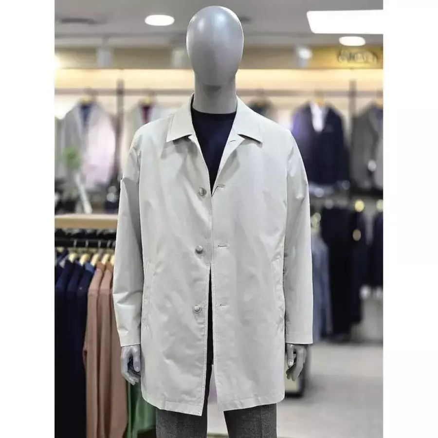  런던포그 세이브존04 아이보리 탈부착라이너 트렌치 코트 LORMA71ZA