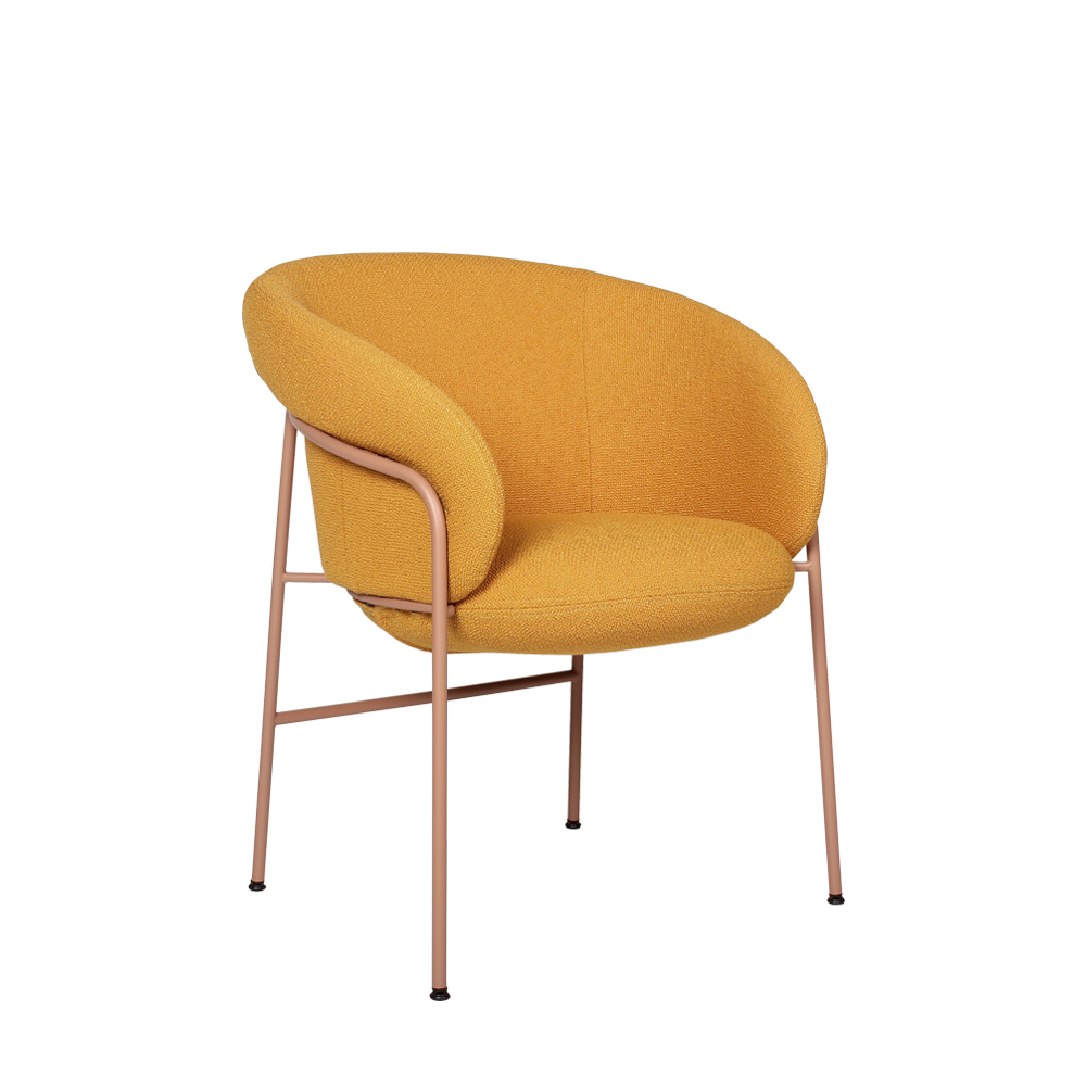 온다레타 진저 스틸 암체어 1인용 GIN-A00-SC01