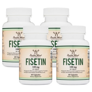 더블우드 피세틴 100mg 60캡슐 (4개)