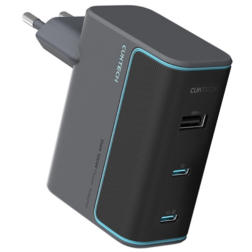 CUKTECH 100W 3포트 GaN 충전기 AD1003