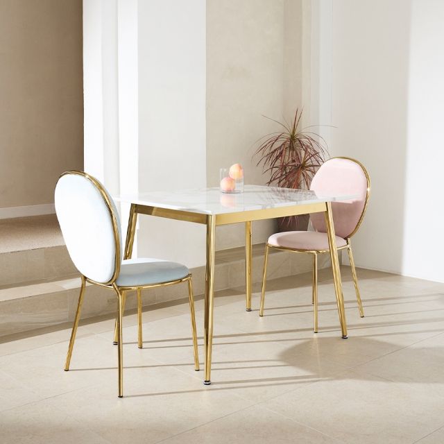 베일리 골드 대리석 식탁 1000