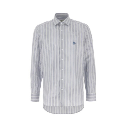  에트로 긴팔 셔츠 MRIB000299TR556 S8450 RIGATO AZZURRO