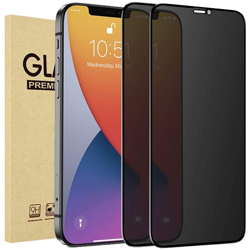 넥스트모바일 아이폰XR 사생활보호 풀커버 강화유리 보호필름 (액정 2매)_이미지