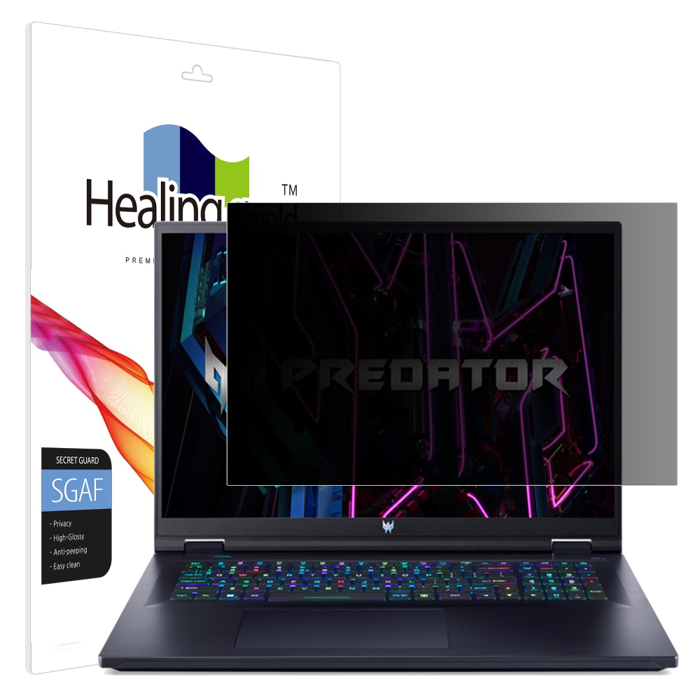 폰트리 힐링쉴드 에이서 프레데터 Helios 18 PH18-71 프라이버시 고광택 사생활 보호필름