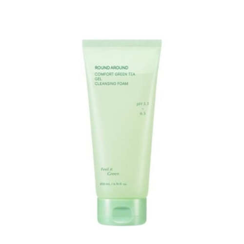 라운드어라운드 그린티 약산성 클렌징 폼 200ml (1개)_이미지