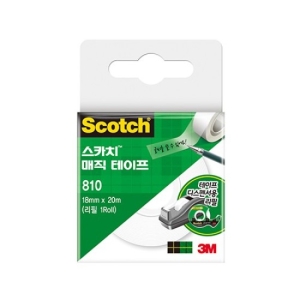 3M 스카치 810 매직 테이프 리필 18mm x 20m (1개)_이미지