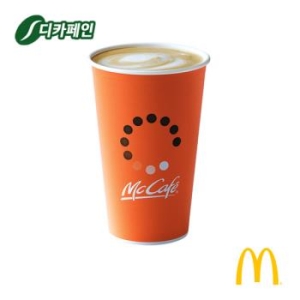  맥도날드 디카페인 카페라떼 Large
