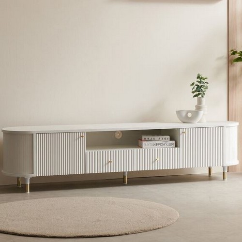 파로마 이즈 라인 서랍 도어 템바보드 거실장 2000_이미지