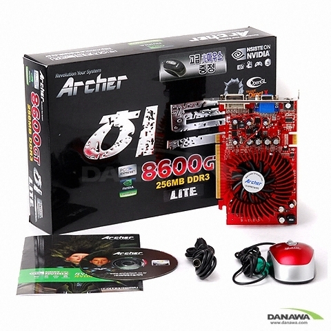 Archer ������ 8600GT ��Ʈ Lite 256MB+�����콺