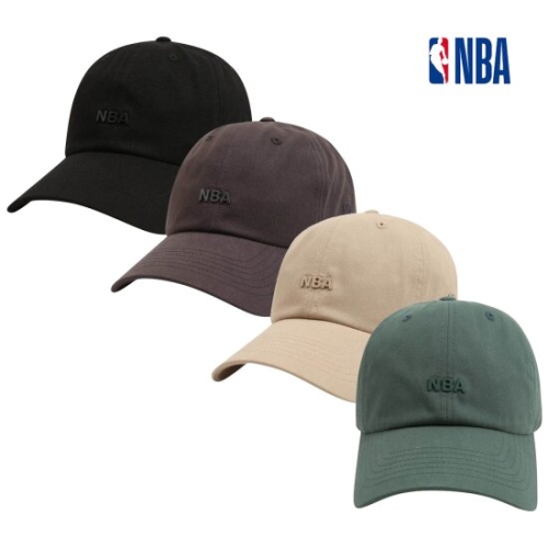 NBA 메탈 남녀공용 오버핏 소프트 볼캡 빅사이즈 모자 55AAP241