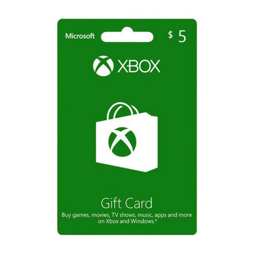 XBOX Live 기프트 카드 북미 5달러_이미지