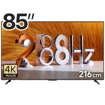 <b>더함</b> 치크 스마트 216cm(85인치) QD-MINILED 288Hz 돌비 AI 구글5.0