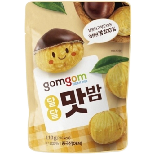 곰곰 달달 맛밤 110g이미지입니다. 누르면 해당 게시물로 새창이동합니다.
