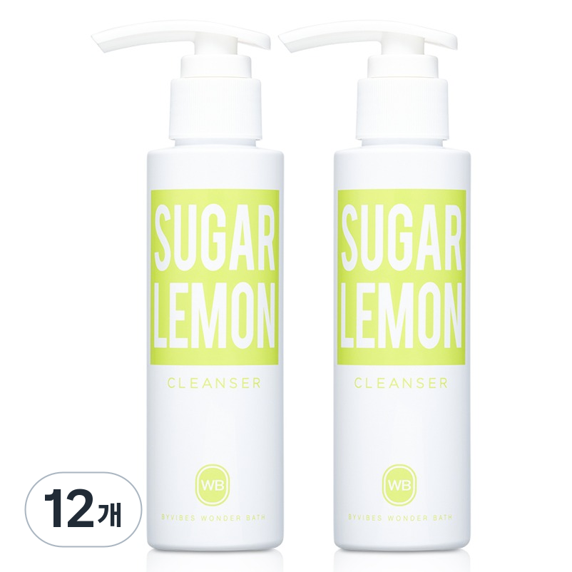 원더바스 레몬청 클렌저 슈가&레몬 120ml (12개)_이미지