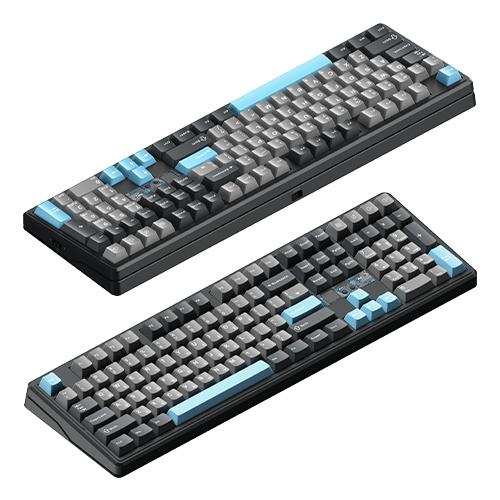 AULA F108 Pro V2 유무선 기계식 모던 블랙 (저소음 바다축)_이미지