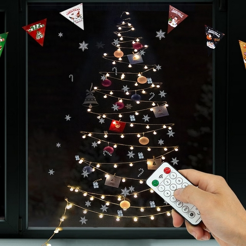 레토GMS LED 크리스마스 벽트리 풀세트