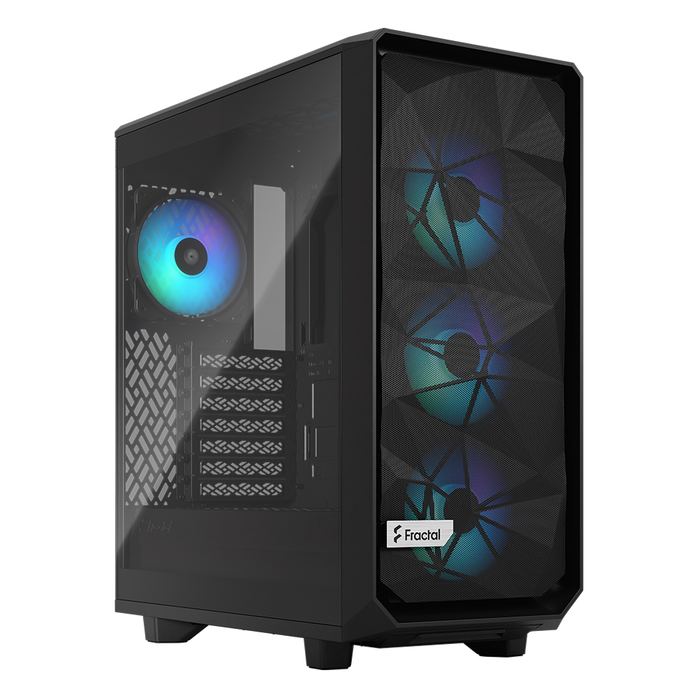 Fractal Design Meshify 2 Compact Lite RGB Light 강화유리 (블랙)_이미지