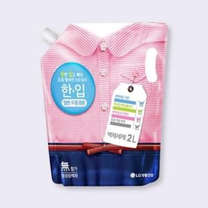한입 액체세제 겸용 리필 2L 4개