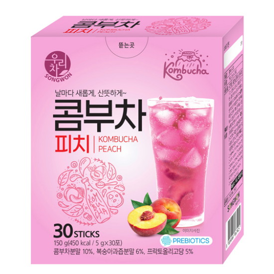 송원식품 우리차 콤부차 피치 30T (2개)_이미지