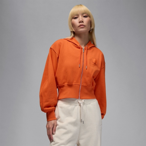 사틴 조던 플라이트 플리스 크롭 안감 후디 우먼스 IB9864-805 MAR