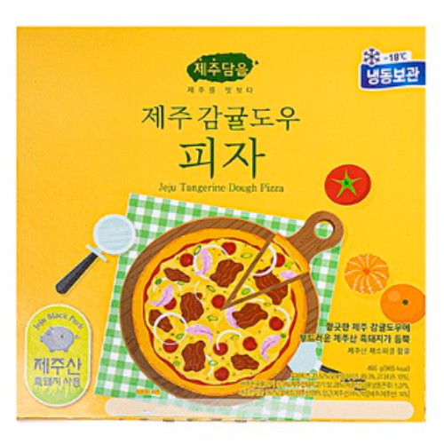 오뚜기 제주담음 제주 감귤도우피자 465g (2개)_이미지