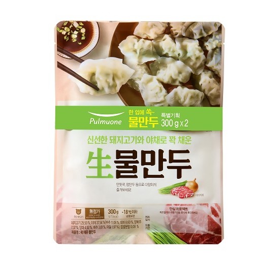 풀무원 생물만두 300g (2개)_이미지