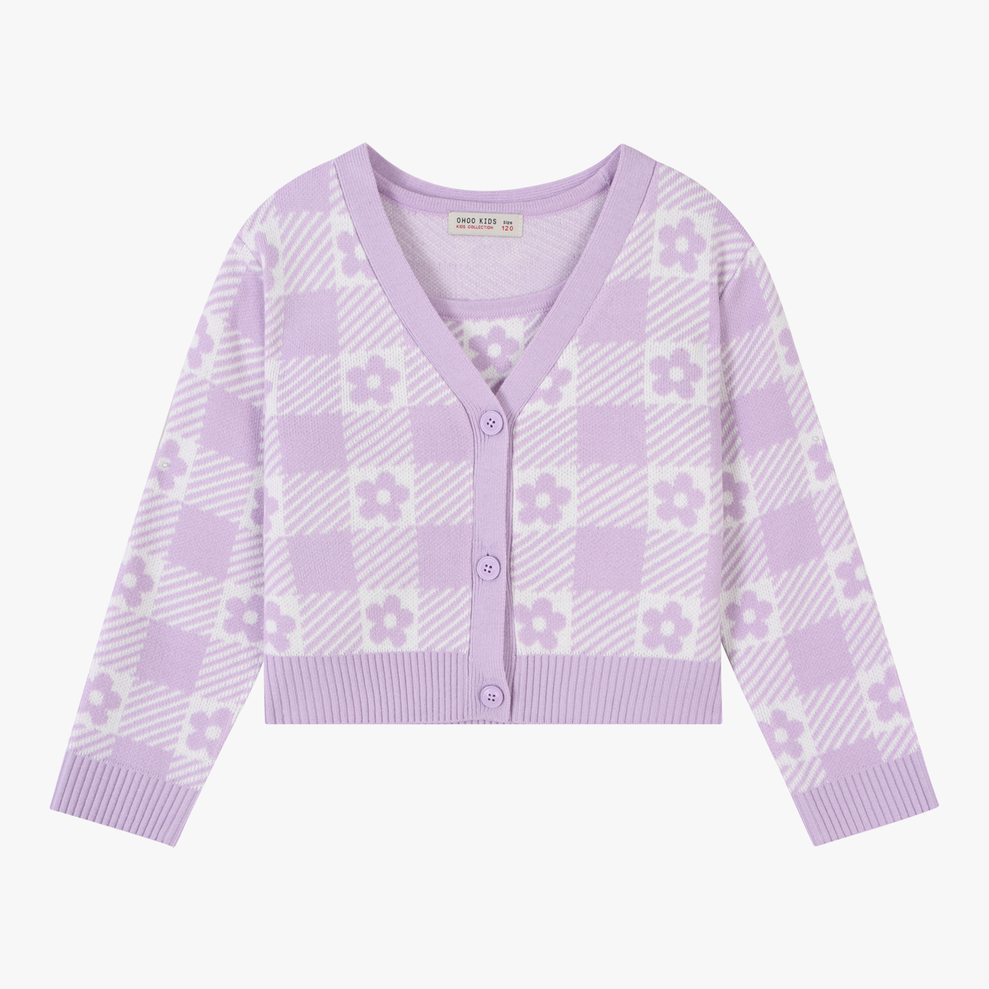 이랜드리테일 오후 플라워가디건세트 OHCK24152