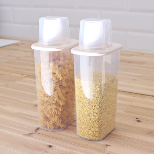 젊은이마켓 포켓 잡곡통 1500ml+1500ml 2P세트 쌀통 씨리얼통