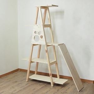  영퍼니처 원목캣타워 사다리형