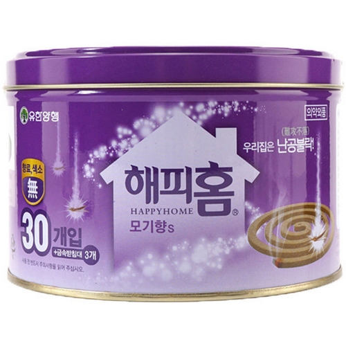  해피홈 모기향S 캔코일 30개입 [6개]