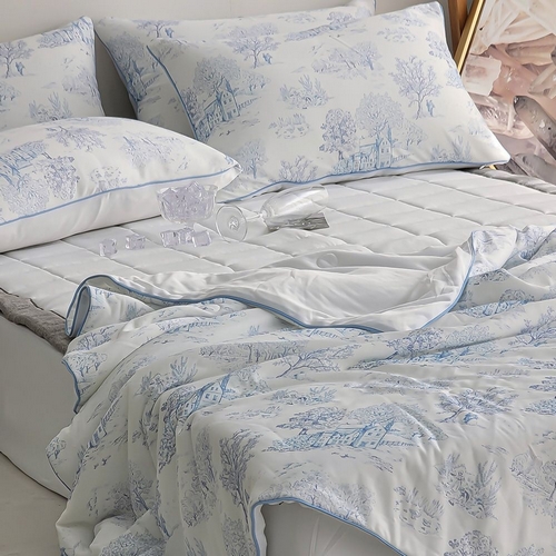 이솔홈 풍경 냉감 이불 (퀸 Q)_이미지