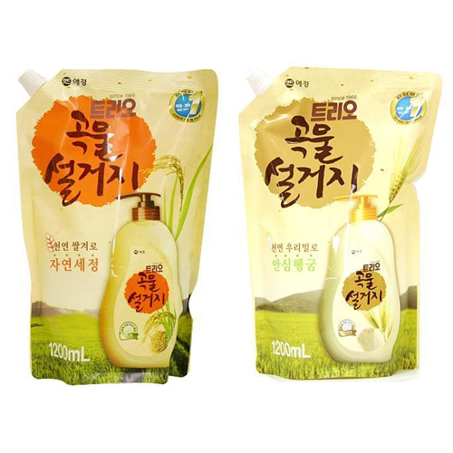트리오 곡물설거지 리필 1.2L (10개)_이미지