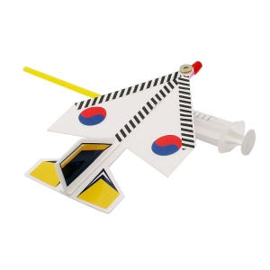 [불명] 만들기 주사기에어글라이더 5인세트