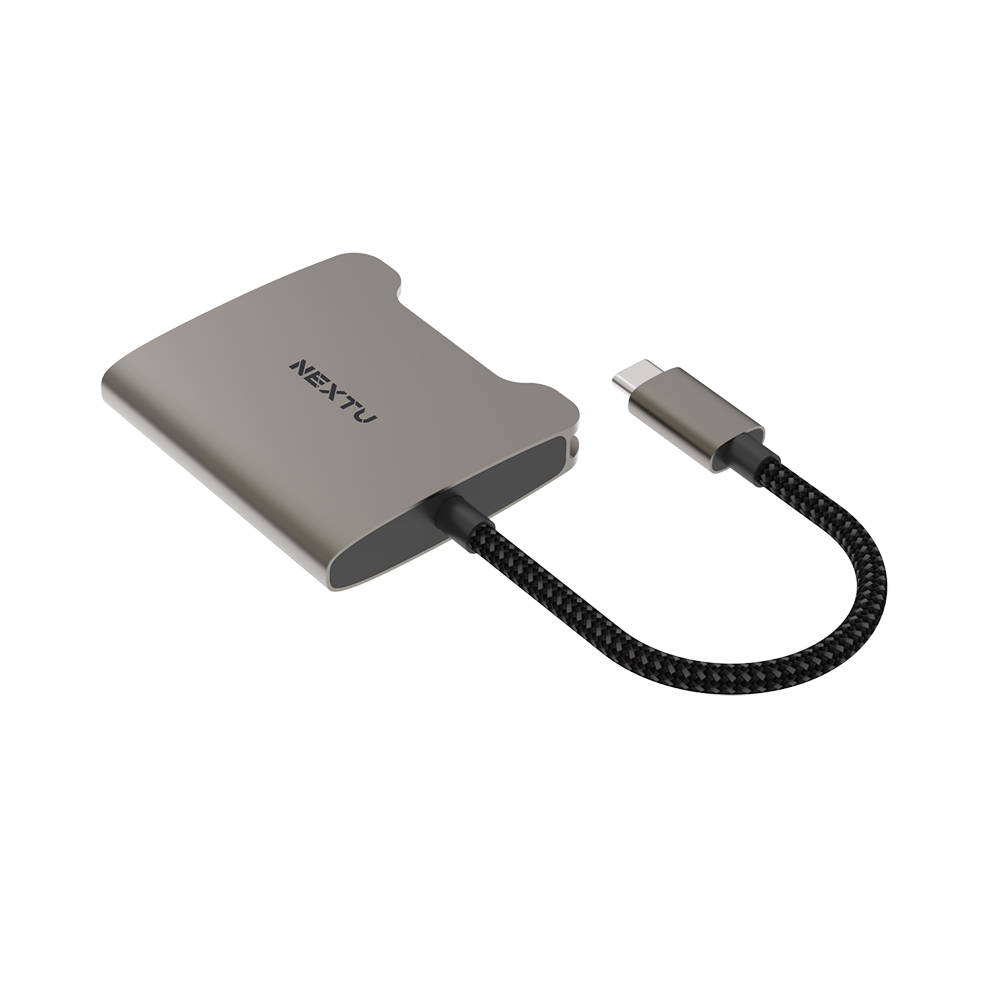 이지넷유비쿼터스 NEXTU NEXT-2271TCH-4K Type C to 듀얼 HDMI 변환 컨버터_이미지
