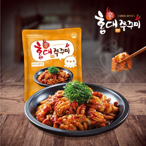 모모프렌즈 홍대쭈꾸미 약간매운맛 300g (9개)_이미지