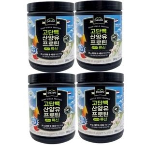 한국생활건강 팔레오 고단백 산양유 프로틴 플러스 류신 280g (4개)