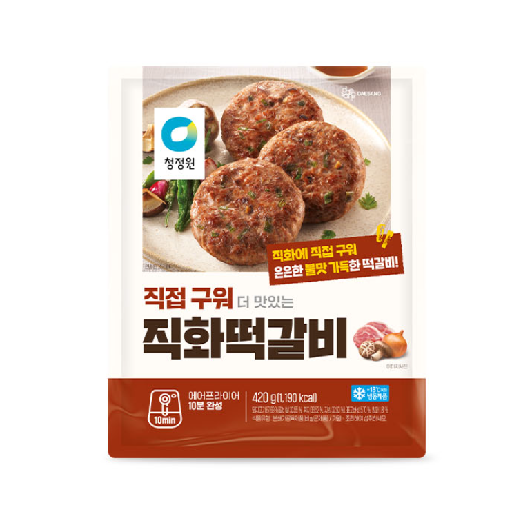 대상 청정원 더 맛있는 직화떡갈비 420g