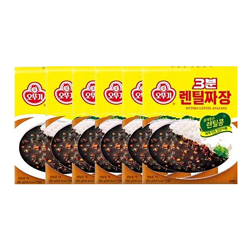 오뚜기 3분 렌틸짜장 200g이미지입니다. 누르면 해당 게시물로 새창이동합니다.