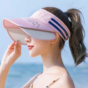 여자 비치 휴가철 코디 썬바이저 날개 모자 아이템 10142513_이미지