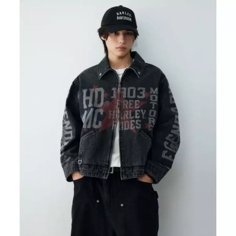 �Ҹ����̺� HARLEY-DAVIDSON COLLECTIONS BV ��Ʈ�� ���� �¾� ���� ��ũ �׷��� HH16103002
