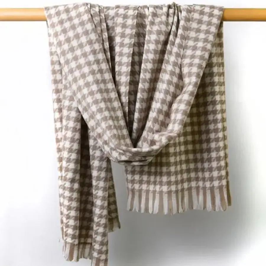 OHS-AHB0223 5컬러 하운드투스 체크 머플러 S10923567