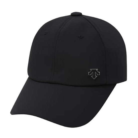데상트골프 에센셜 리본 탈부착 볼캡 DQ12WFCP11_BLKG