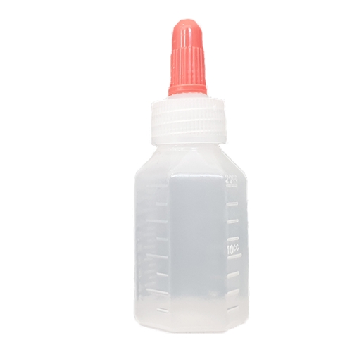 신도공업 일회용 긴 뚜껑 약병 PE 말랑이 20cc 100개_이미지