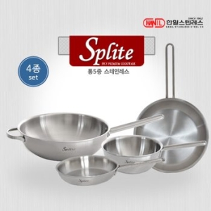 스플릿 통5중 스텐 프라이팬 4종 (팬20,28+궁중20,28)