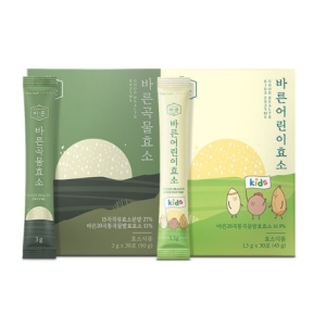 뉴트리커머스 바른 바른 어린이 효소 1.5g 30포 (2개)_이미지