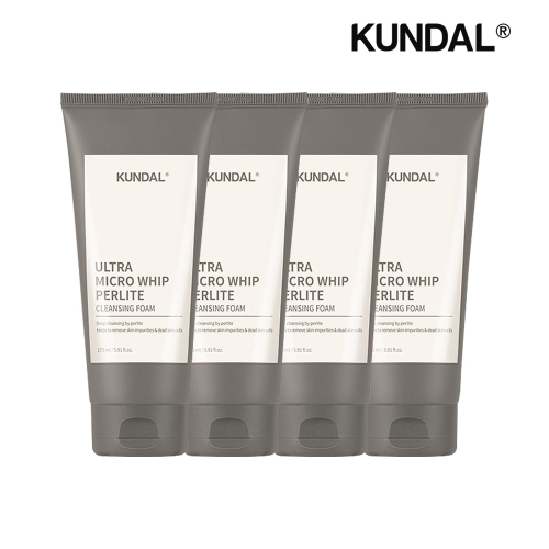 쿤달 울트라 마이크로휩 펄라이트 클렌징폼 175ml (4개)_이미지