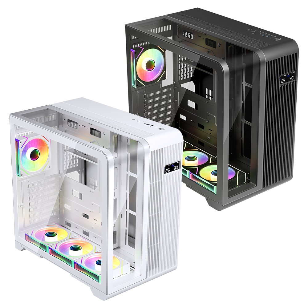 1stPlayer RT7 라운드 ARGB (블랙)_이미지